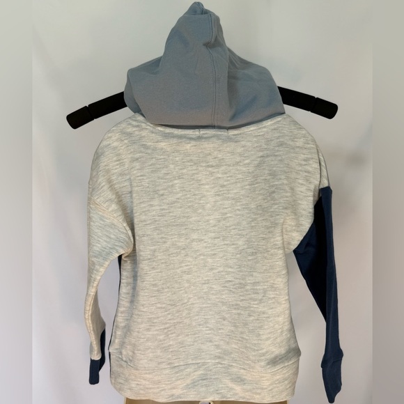 Kidpik Hoodie Youth XXS (4) Blue Gray Navy Pullover Sweatshirt - Picture 5 of 7